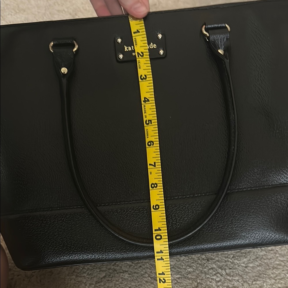 Kate Spade Black Tote Sleek Design - Picture 9 of 13